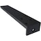 Ekena Millwork Hidden Floating Steel Heavy Duty Bracket w/ Flange, Powder Coated Black 2 1/2"W x 14"D x 1 1/2"H BKTM02X14X01HFPBL - alternate 8
